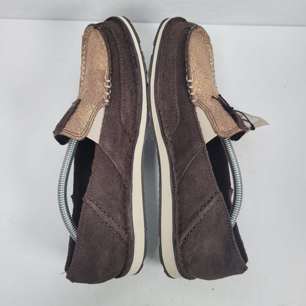 Ariat Women's Cruiser Metallic Copper Floral Slip On Shoes 10042528 US Size 8.5B - Picture 6 of 8